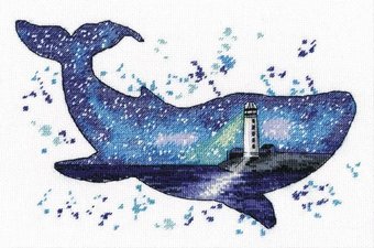 Набор для вышивания Овен Мир животных.Кит 1039В