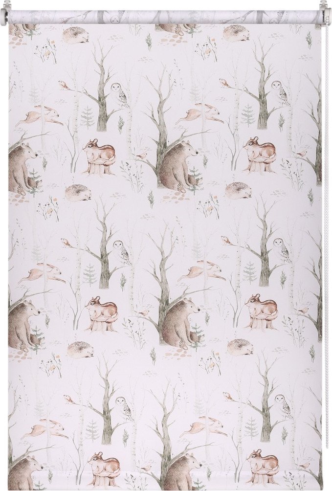 

Рулонные шторы Franc Gardiner Print Лесные друзья медведи, день 120x175 9403218233