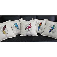 Декоративная подушка Matex Райская птица 01-485 (белый)