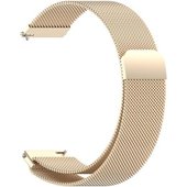 Milanese loop металлический 20 мм (белое золото)