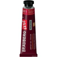 Масляные краски BRAUBERG Art Premiere 191411 (пурпурная красная, 46 мл)