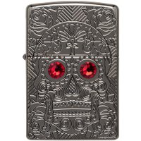 Зажигалка Zippo Armor Crystal Skull Design 49300