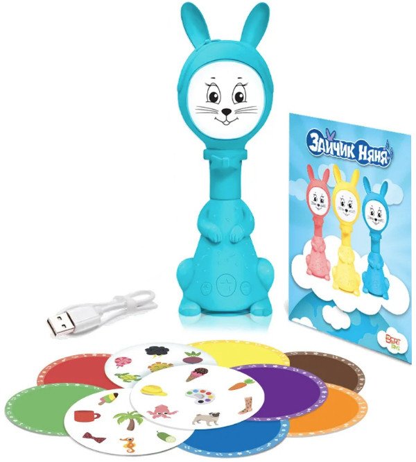 

Интерактивная игрушка Bert Toys Зайчик няня 4630017723584 (голубой)