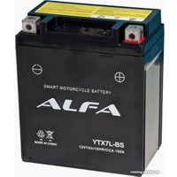 Мотоциклетный аккумулятор ALFA YTX7L-BS (7 А·ч)