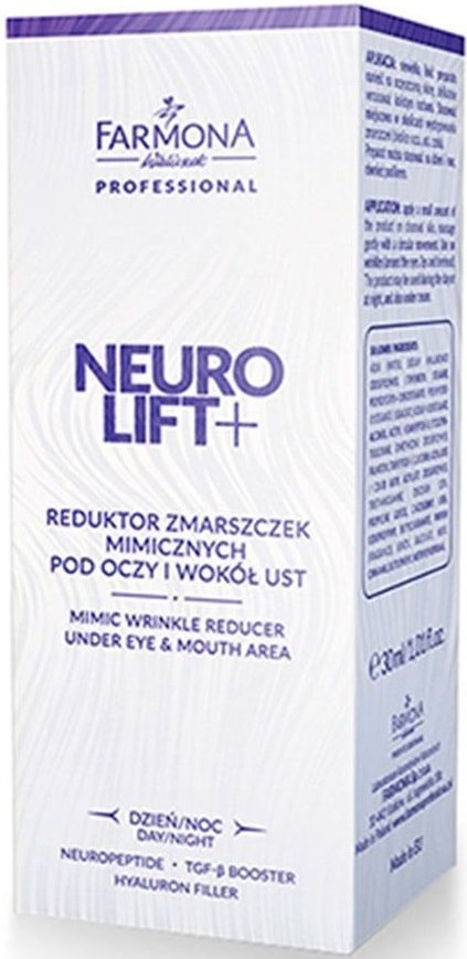 

Farmona Professional Neurolift+ от мим. морщинок вокруг глаз и губ 30 мл