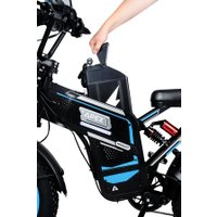 Электровелосипед Minako Apex 2025 (черный/синий)