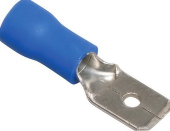 Разъем плоский IEK Рпим URP10-D25-D23-4 (синий)