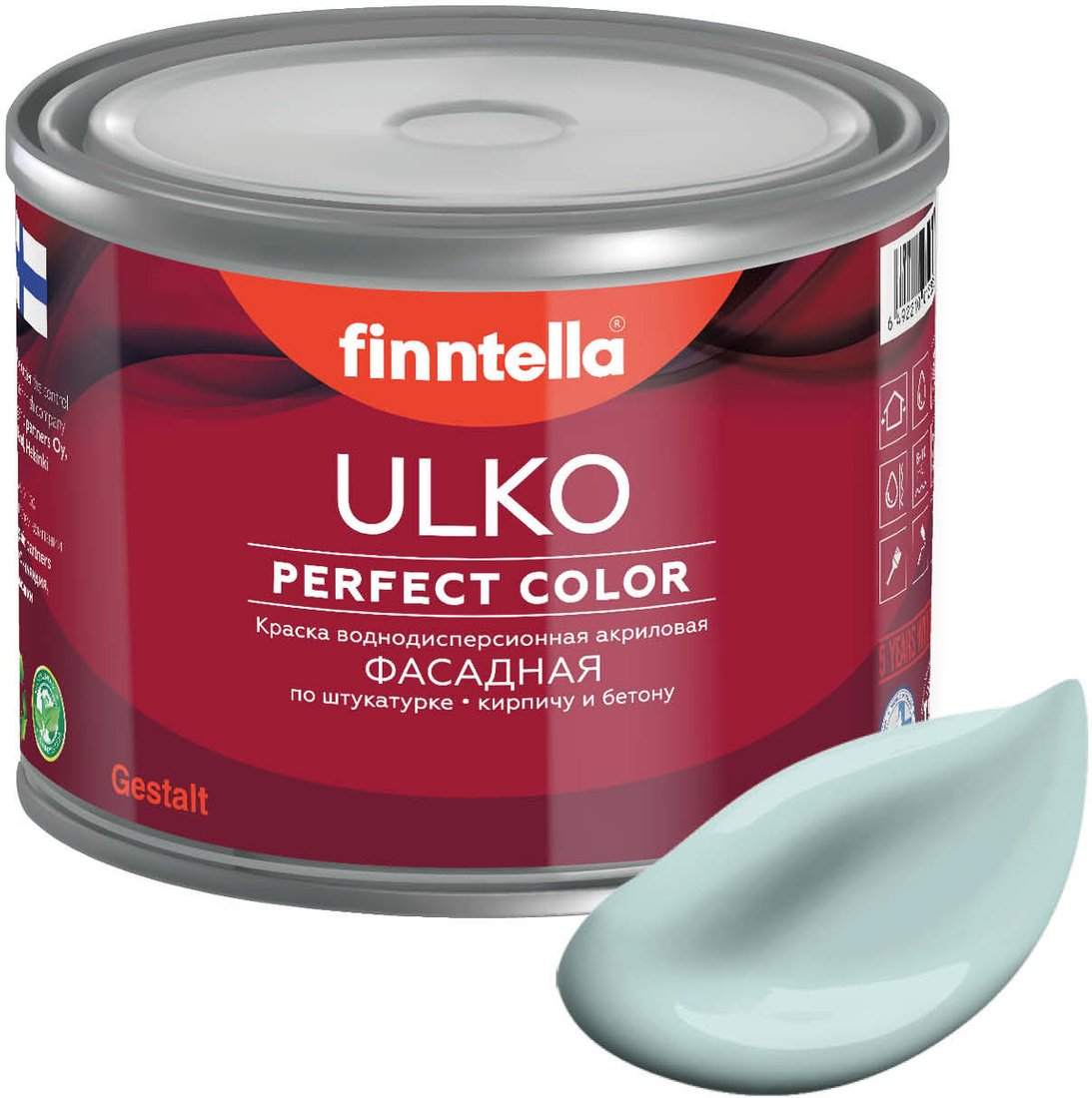 

Краска Finntella Ulko Aamu F-05-1-9-FL019 9 л (голубой)