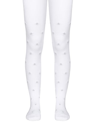 Колготки Conte-kids Tip-Top со звездочками 19С-36СП (р. 104-110, белый 546)