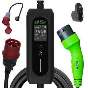 Зарядная станция EVCar M2-11WF 6-16A WiFi (11кВт, 3 фазы)