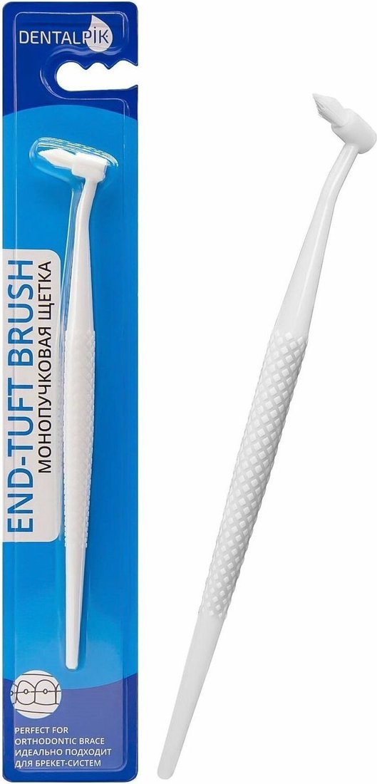 

Зубная щетка Dentalpik Монопучковая ND-4584-2 (белый)
