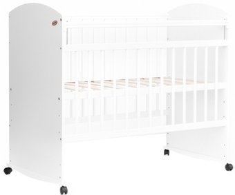 Классическая детская кроватка Bambini Элеганс М 01.10.06 (белый)