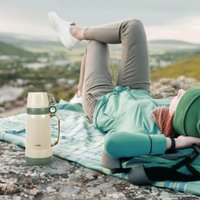 Термос Fissman 19839 1л (бежевый)