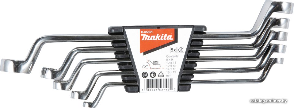 Набор ключей Makita B-65551 (5 предметов)