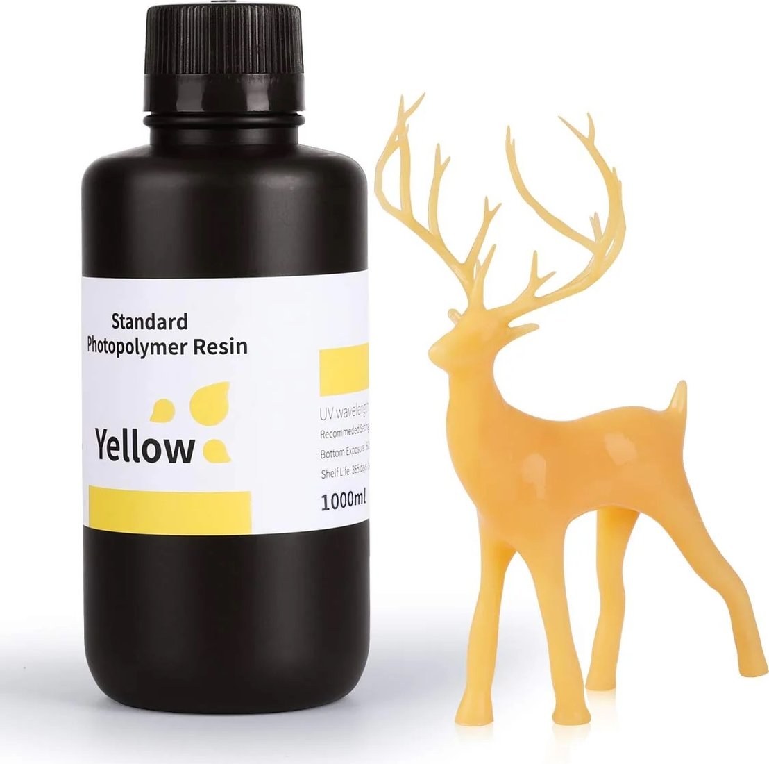 

Фотополимер Elegoo Standard 1кг (желтый)