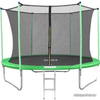 Батут Happy Jump 10ft-i Pro 312 см с внутренней сеткой и лестницей