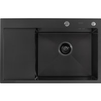 Кухонная мойка ARFEKA ECO AR 780*500 R BLACK PVD NANO