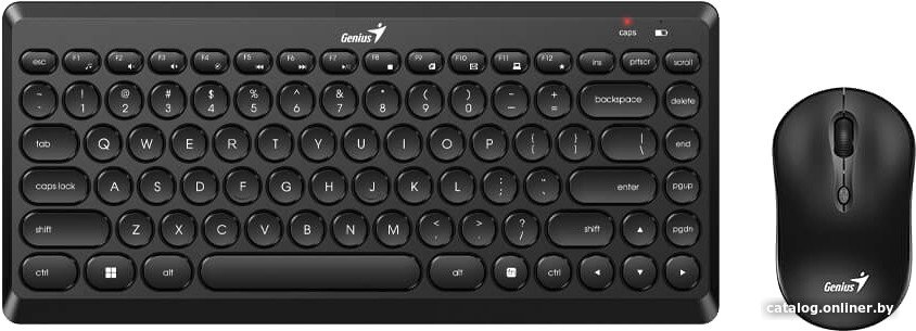 Офисный набор Genius LuxeMate Q8000 (черный)