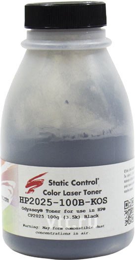 

Тонер Static Control для HP CLJ CP2025 (Odyssey) (черный) 100 г