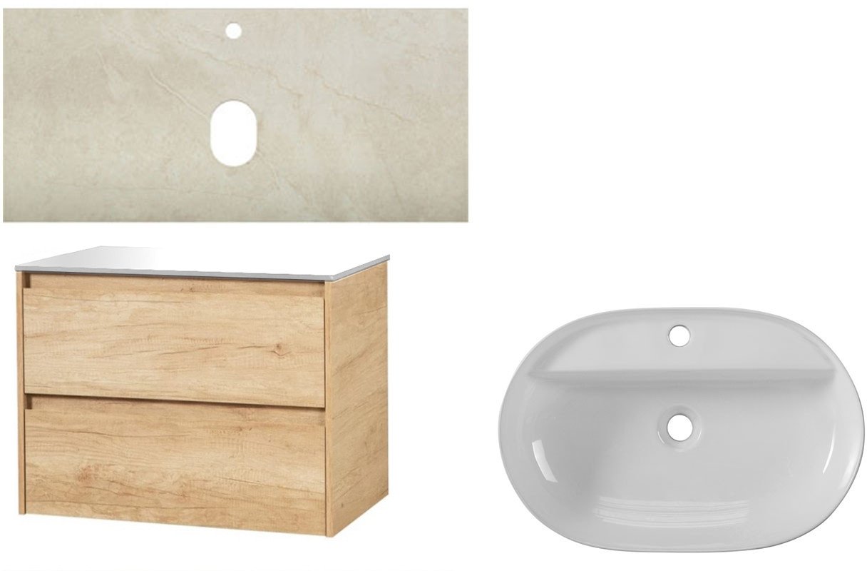 

BelBagno Тумба с умывальником Kraft 100 KRAFT100RNN-KEPMCO-1346-SET