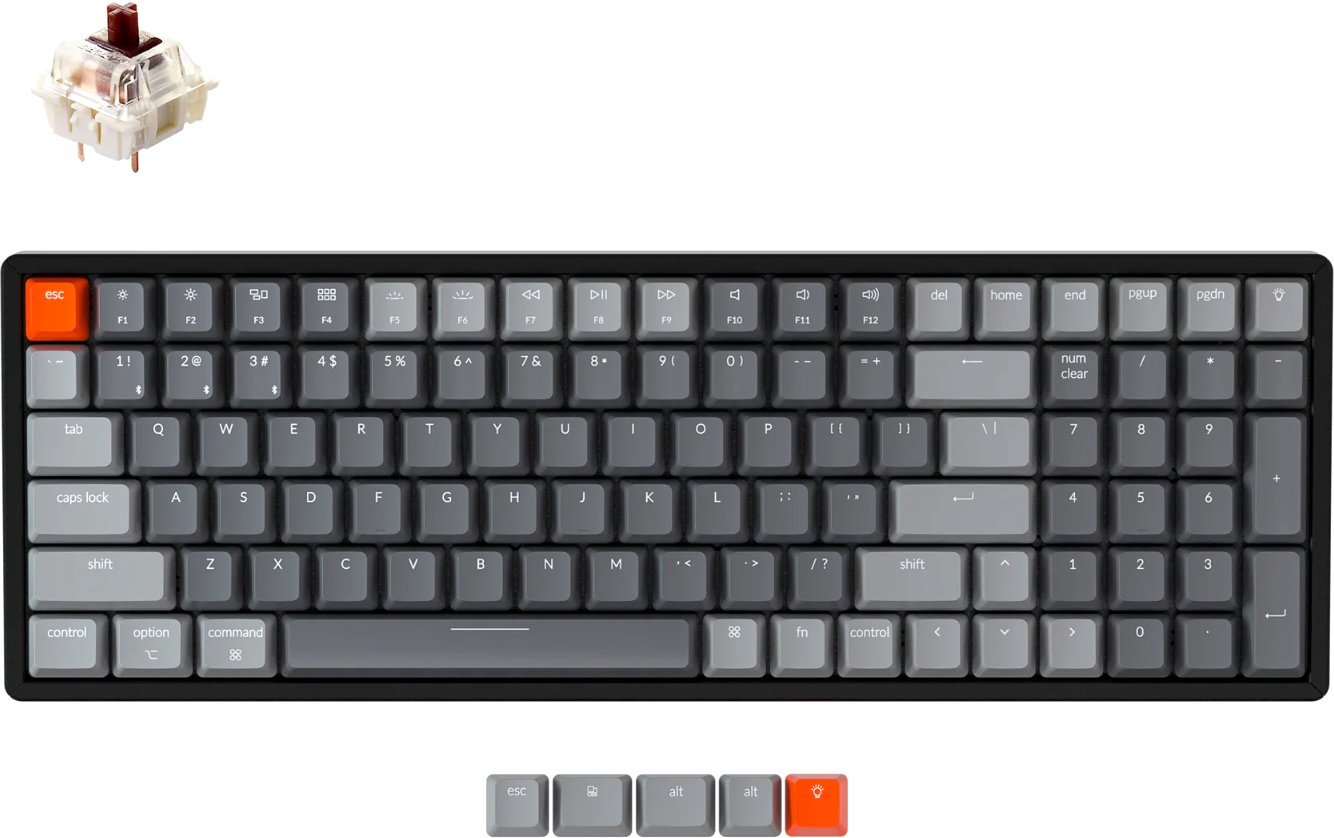 

Клавиатура Keychron K4 V2 RGB K4-C3-RU (Gateron G Pro Brown)