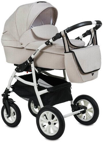 

Универсальная коляска Alis Berta 20 (2 в 1, be 10/светло-бежевый)