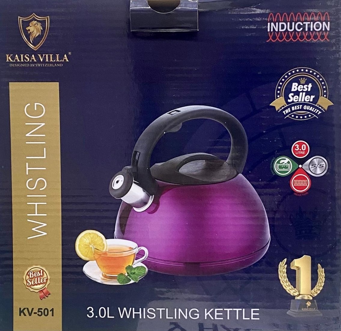 

Чайник со свистком Kaisa Villa KV-501