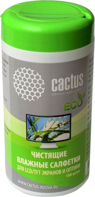 

Влажные салфетки CACTUS CS-T1001E
