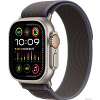 Умные часы Apple Watch Ultra 2 LTE 49 мм (титановый корпус, титановый/черно-синий, нейлоновый ремешок размера M/L)