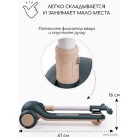 Трехколесный самокат Amarobaby Balance AB23-27BAL/0902 (черный/кремовый)