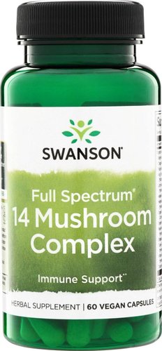 БАД Swanson 14 Mushroom Complex (60 капсул)