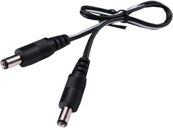 Кабель Lazso WP111-30 DC Jack - DC Jack (0.3 м, черный)