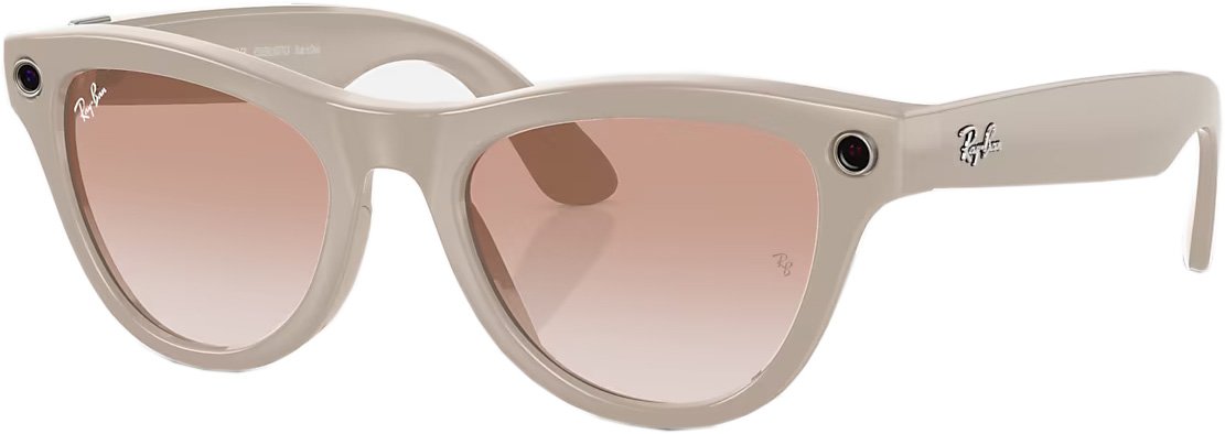 

Умные очки Ray-Ban Meta Skyler RW4010 (серый глянцевый/розовый)