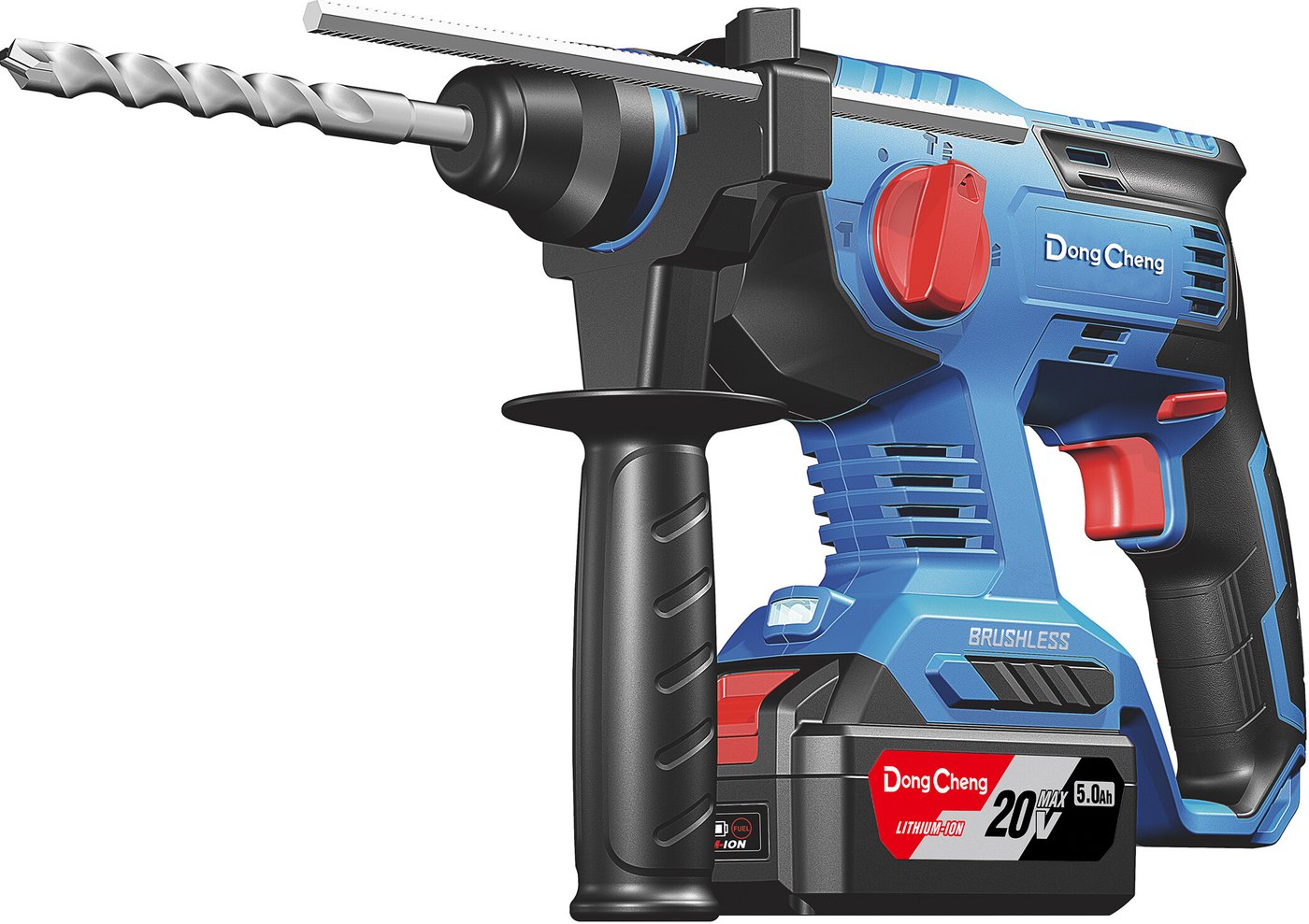 Перфоратор DongCheng DCZC22 Type BM (с 2-мя АКБ, сумка)