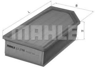 

Воздушный фильтр Mahle Knecht LX2788