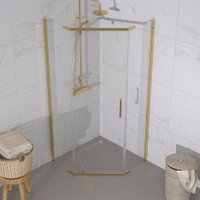 Душевой уголок Triton Дека Голд 100х100 (без поддона)