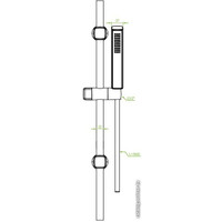 Душевой гарнитур  Laveo Pola NAP 01A1