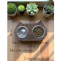 Миски на подставке KraftHouse 30x18x4см на подставке 2044890028483