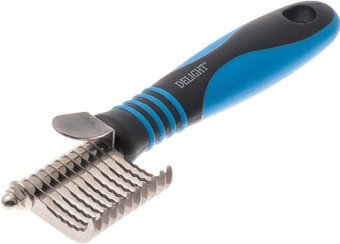 Колтунорез DeLight 4308211N боковой мини 11 лезвий загнутый