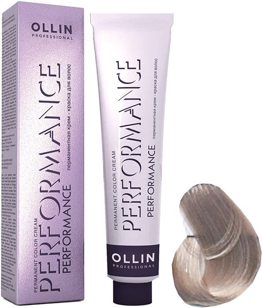 

Крем-краска для волос Ollin Professional Performance 10/1 светлый блондин пепельный