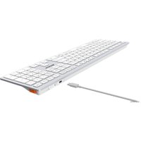 Клавиатура A4Tech Fstyler FBX50C (серебристый/белый)