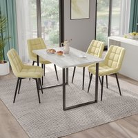 Кухонный стол Mio Tesoro Tako 100x60 (дуб крафт белый/черный)