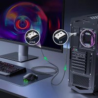 Кабель Ugreen DP119 15773 DisplayPort - HDMI (1 м, черный)
