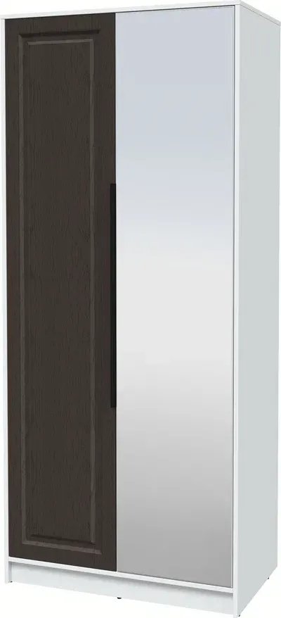 

Шкаф распашной Интерлиния Концепт КТ-Ш2з Деко (белый платинум/дуб английский)