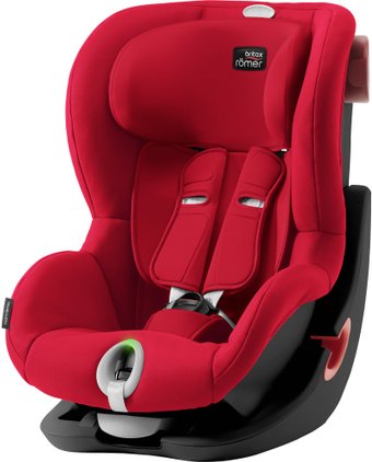 Детское автокресло Britax Romer King II LS Black Series (огненный красный)