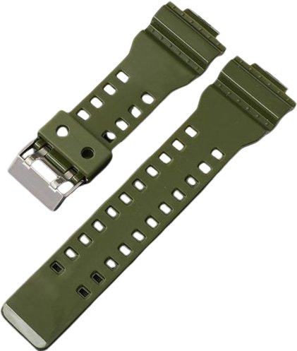 

Ремешок Rumi GLS силиконовый для Casio G-Shock GA-110/GA-100/G-8900/GLS-100 (армейский зеленый)