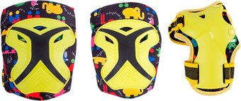 Комплект защиты Tech Team Safe Fit Kids 3.0 NN011988 (M, желтый)