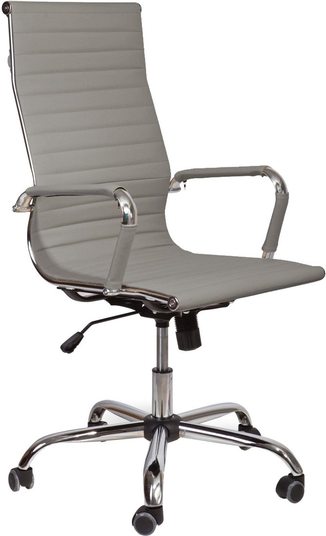 

Офисное кресло AksHome Elegance Chrome Eco (серый)