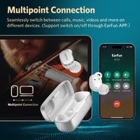Наушники EarFun Free Pro 3 (белый/серебристый)
