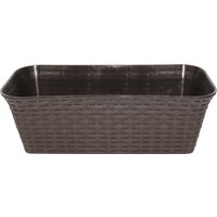 Вазон Violet Ротанг с дренажем 3540005 (венге)